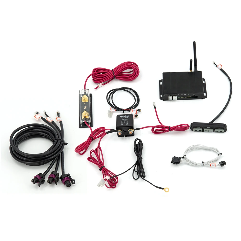 

Hot Universal air ride suspension Electronic control system with pressure sensor Support Bluetooth-compatibl remote and wire con