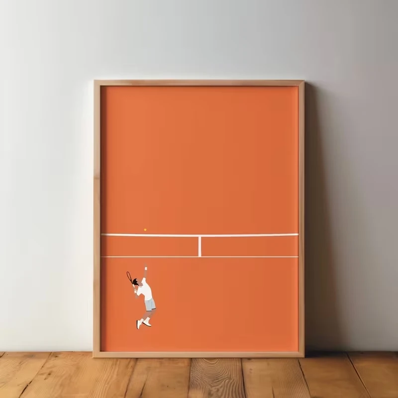 Moderne Pop-Art-Leinwandbilder mit Tennisspieler-Motiv, Kunstdrucke, Poster, Bilder für Wohnzimmer, Schlafzimmer, Heimdekoration