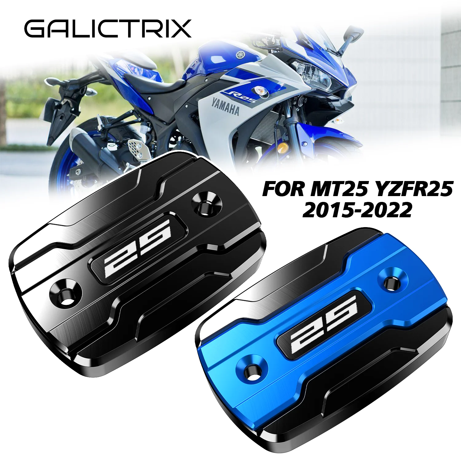 

Для YAMAHA MT25 MT-25 YZF-R25 YZFR25 2015-2020 2021 2022, аксессуар для мотоцикла, передний тормозной цилиндр сцепления, крышка резервуара для жидкости