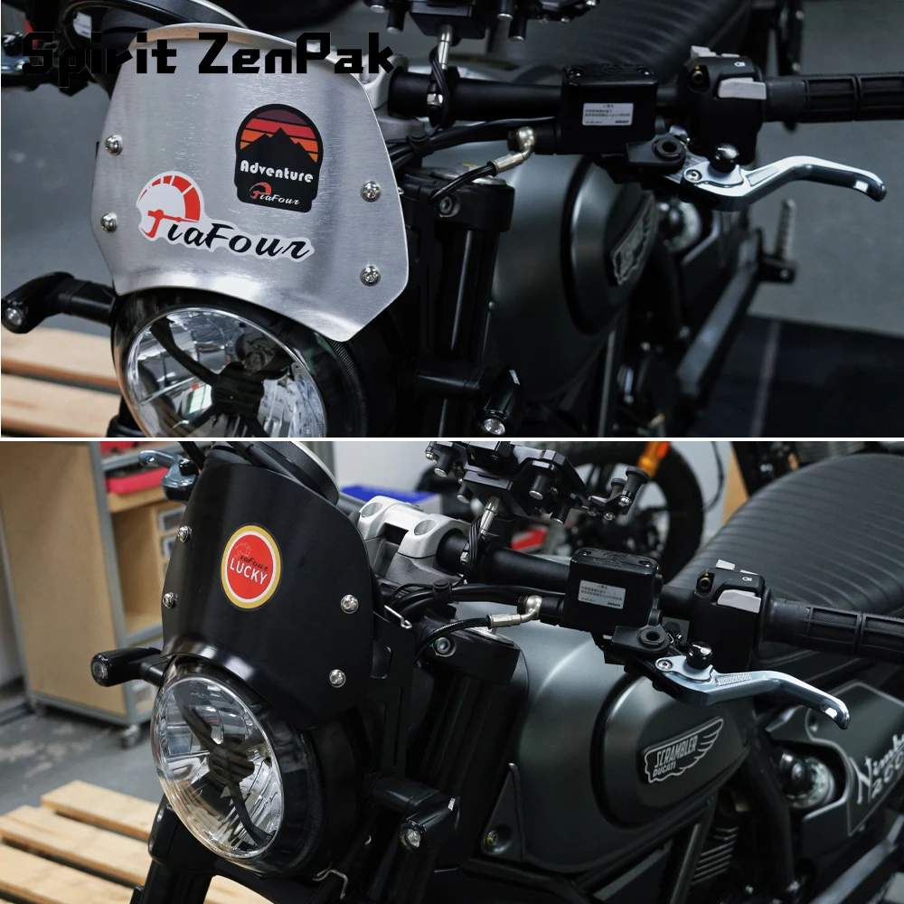 

Fit Scrambler 1100 PRO Sport Spezial 18-25 Scrambler 1100 Dark PRO Sport PRO 21-25 Headlight Fairing Screen Windshield