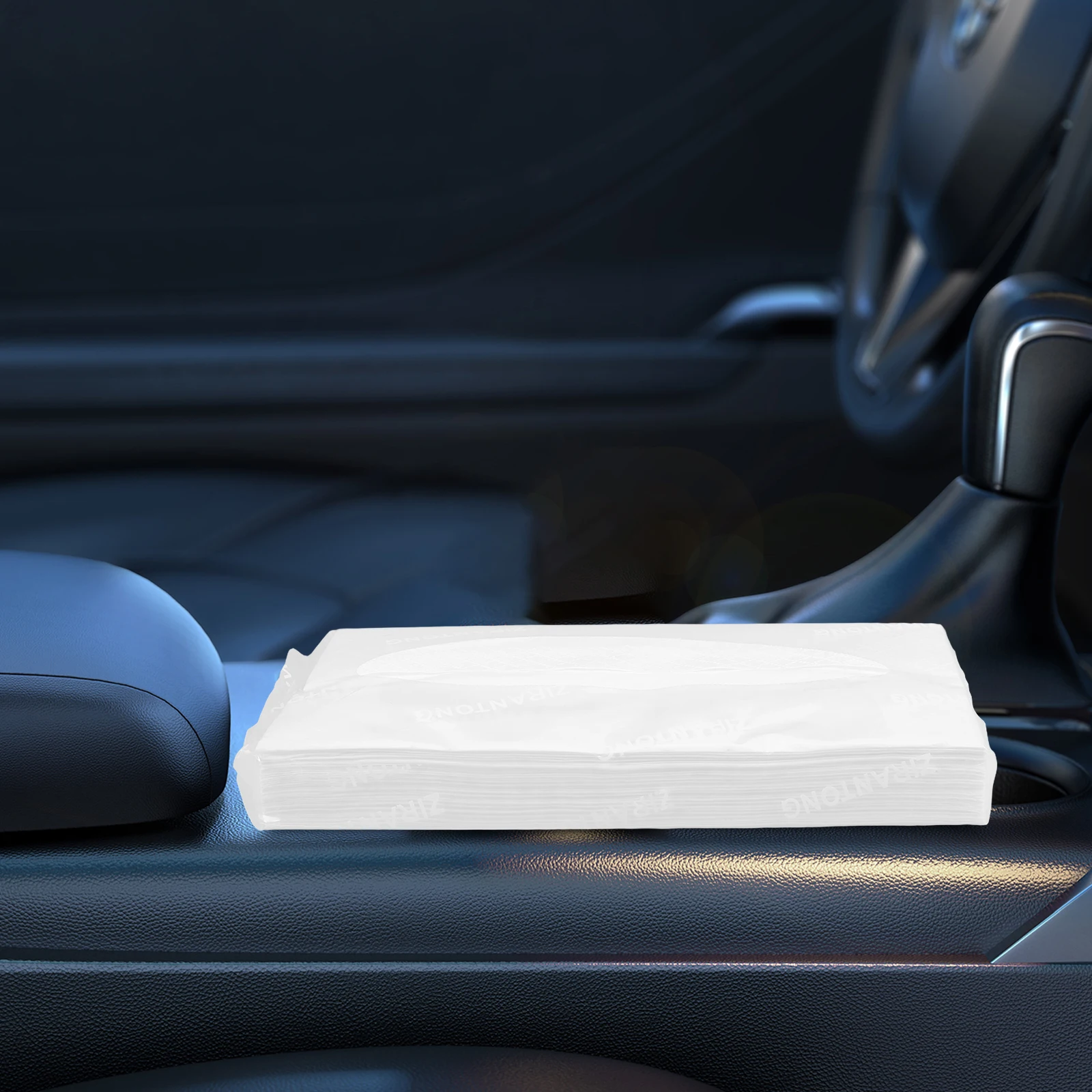 4 Packs Compact Tissues Three-Layer Unscented Facial Napkins Portable Travel Size Bathroom Paper Refillable For Auto Visor