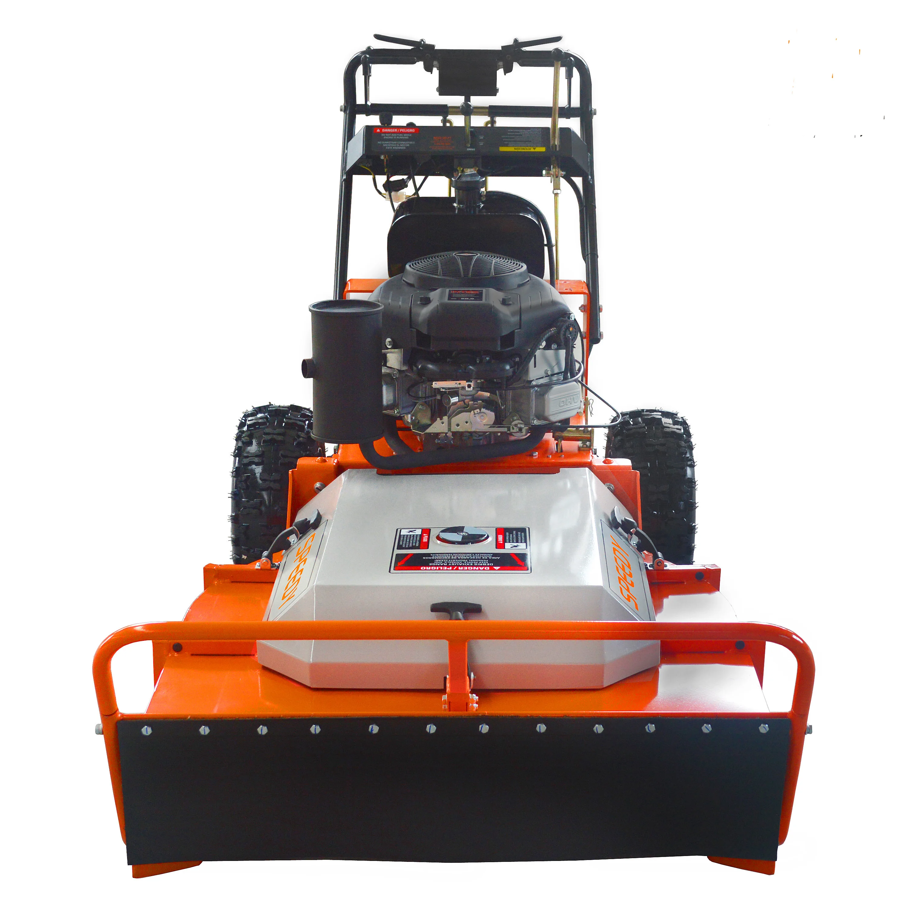 36'' Petrol Self Propelled Grass Cutting Machine Heavy Duty Bush Hog Mower With Dual Hydro and 803cc V Twin Engine