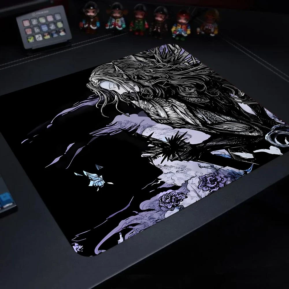 

Коврик для мыши Blue Butterfly XS, игровые аксессуары, коврик для клавиатуры ПК, эстетичный креативный аниме-коврик для ноутбука