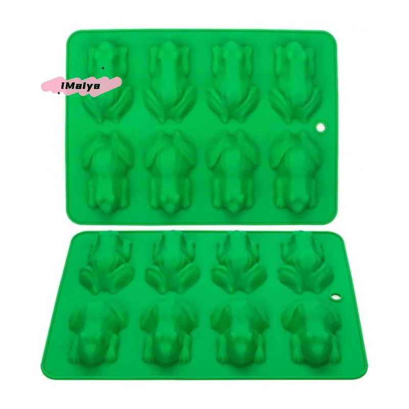3D Frog Silicone Molds for Fondant Candy Chocolate Jello Epoxy Resin & Cake Decorating Tools Passover Themed Mould for Crafting