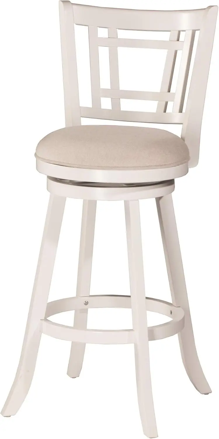 

Fairfox Swivel Bar Stool, Barstool, White