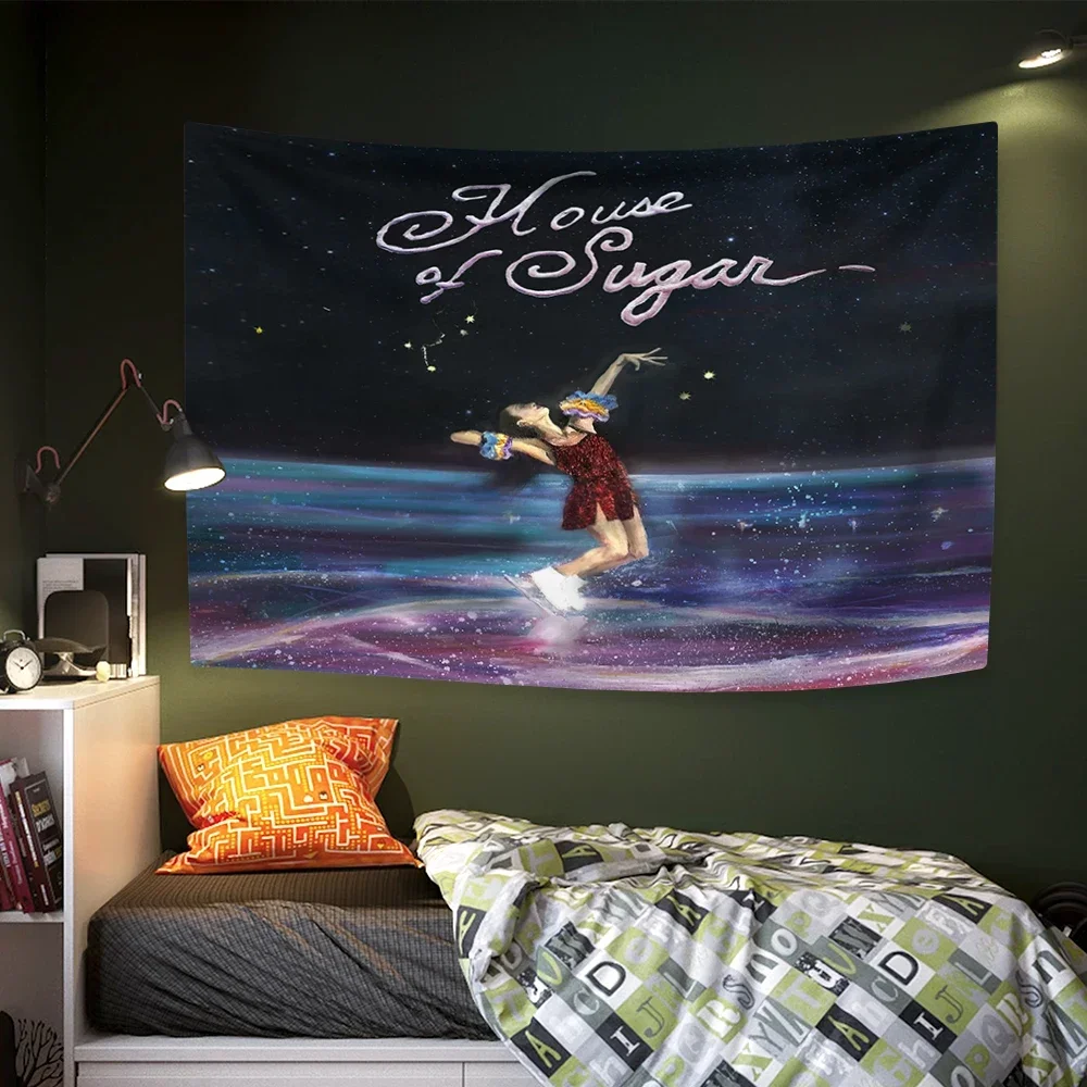 Alex G Trick Album Cover Tapestry Wall Art Posters Home Decor Wall Hanging Large Fabric Bedroom Dorm Background Concert Banner