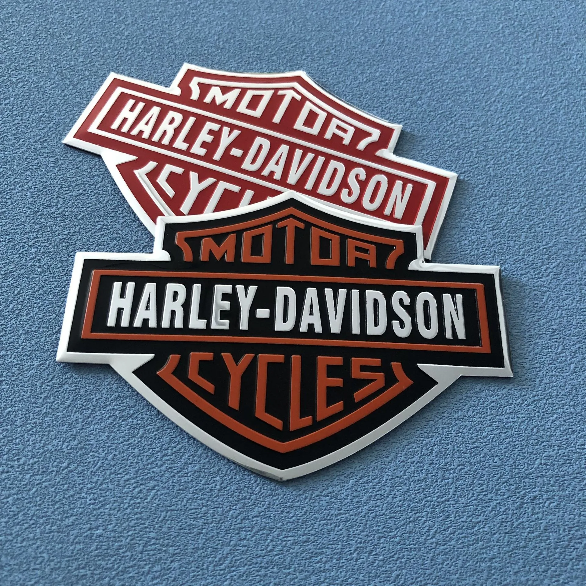 Decorative Logo Motorcycle Personalized Modified Car Sticker 3D Stereo Auto Stickers Badge For Harley Davidson Helmet Sticker view 6