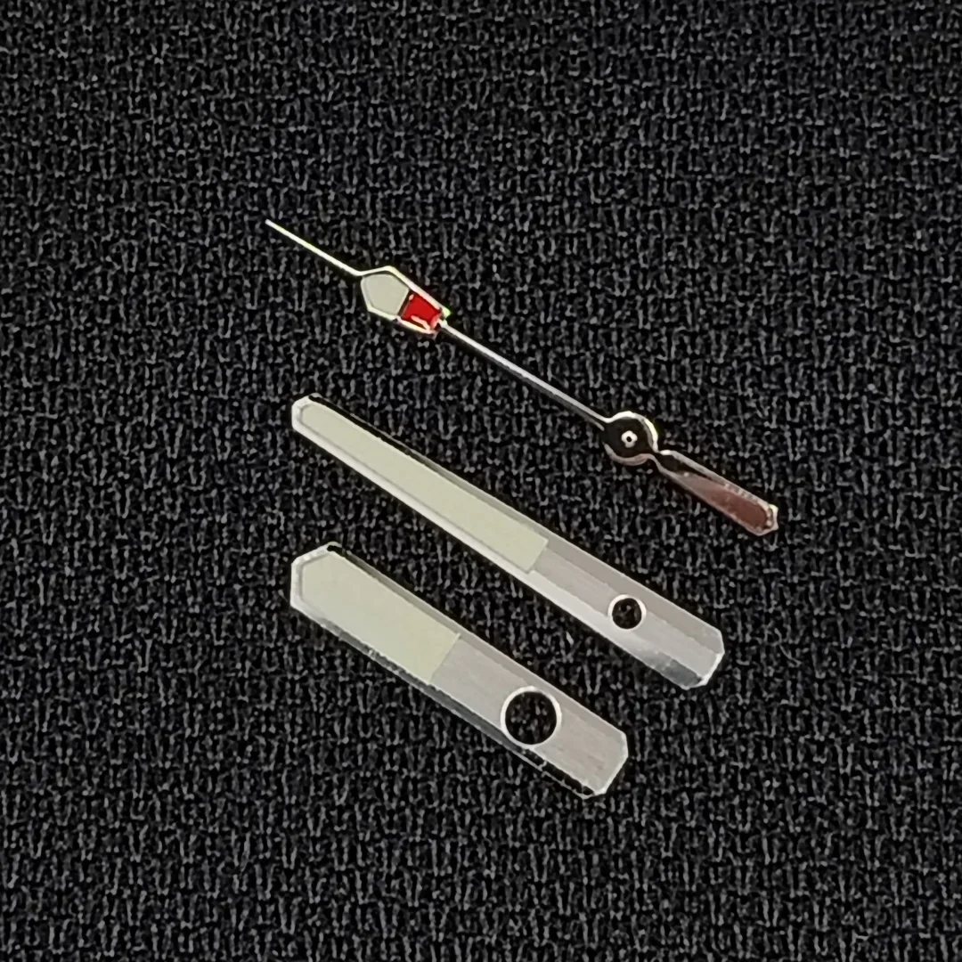 NH35 Watch Hands with Green C3 Luminous Pointer Men's Wristwatch Replacement Accessories for SKX/SBBN NH35A NH36A Movement