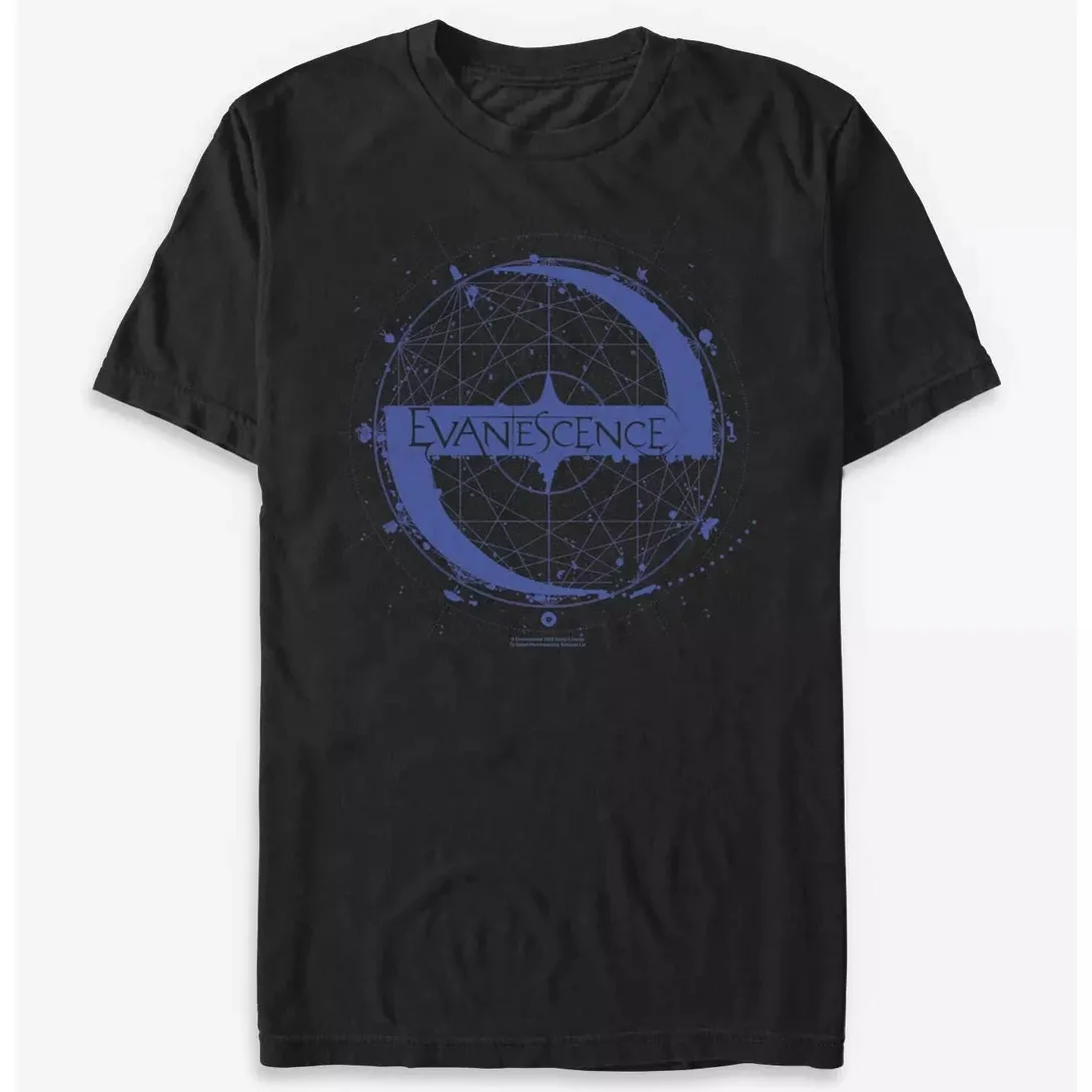 Evanescence Astrology Logo Band T-Shirt Cotton Graphic Tee Men Women Summer Streetwear