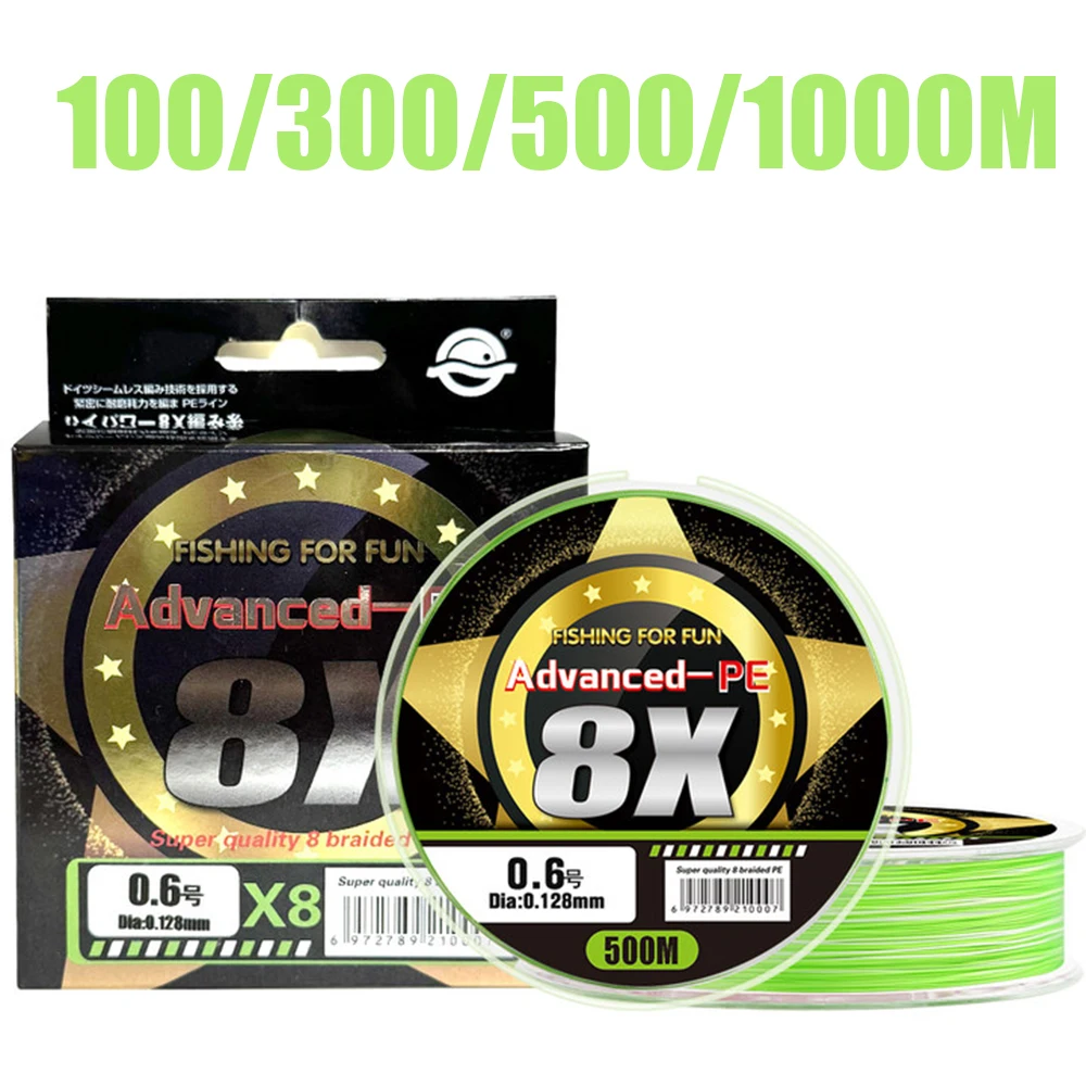 

Japan G-SOUL X8 Upgrade 100m/300m/500m 8 Braided Multifilament PE Line High Strength Fishing Line Saltwater Main Line Pesca