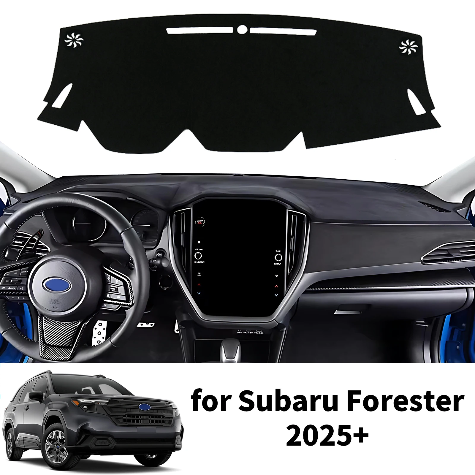 

Car Dashboard Cover Pad for Subaru Forester 2025+ Accessories Dashmat Dash Mat Anti-Slip Sunshade Protective Carpet