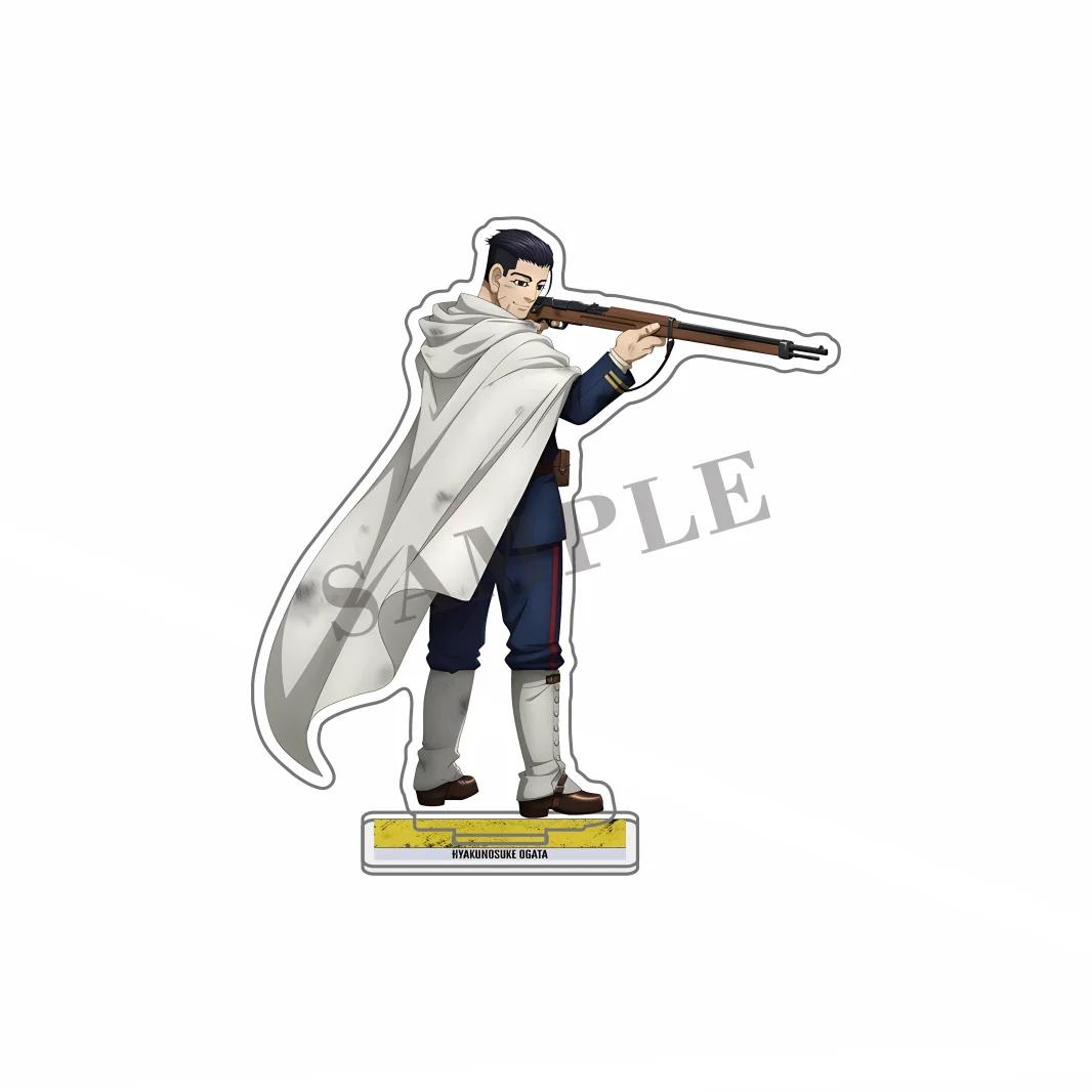 Golden Kamuy Battle Back Series 14~15CM Acrylic Stand Keychain Anime Collectible Standee Desk Decor Gift for Anime Fans Gift