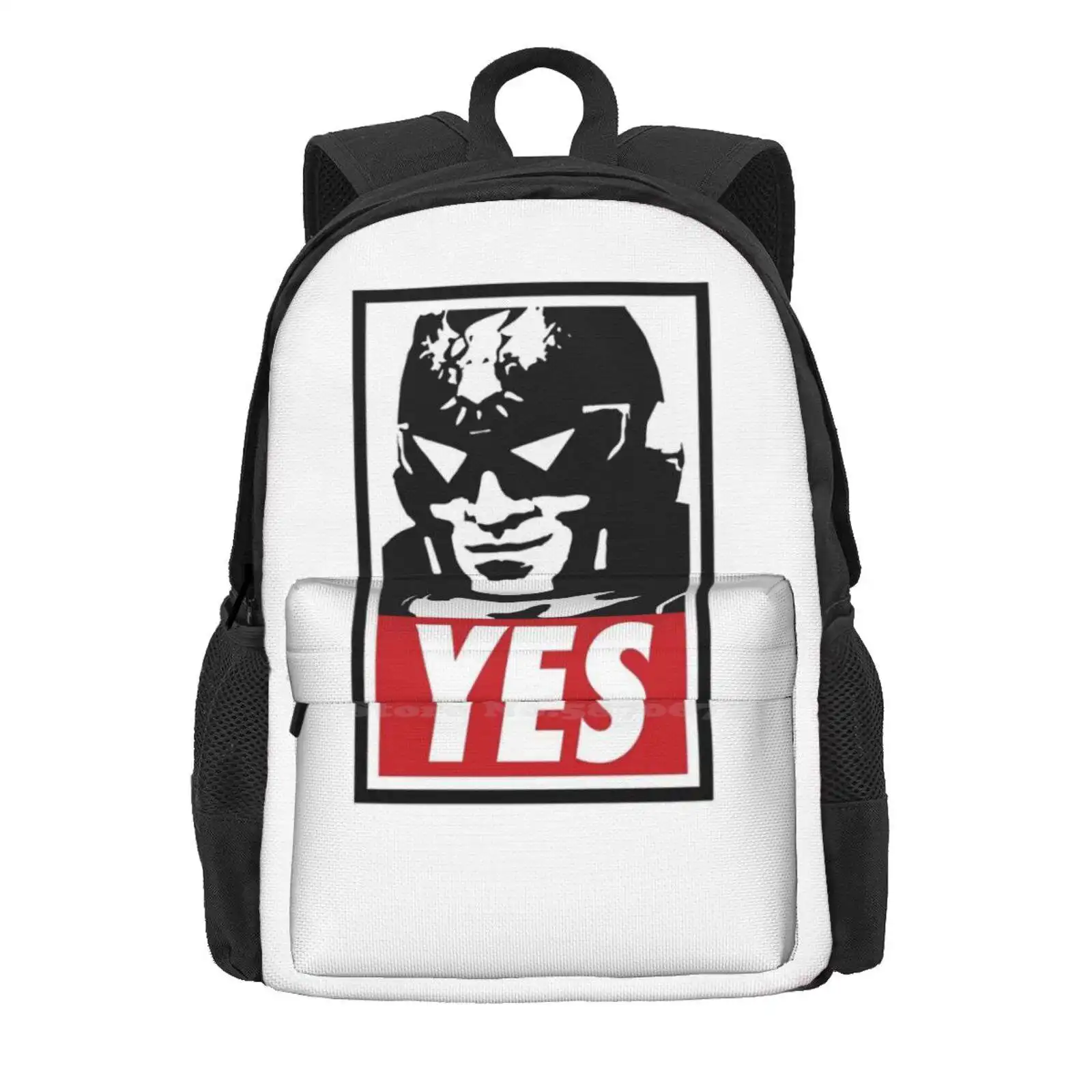 " Yes! " Bag Backpack For Men Women Girls Teenage Super Smash Bros Captain Falcon Falcon Punch Fight Video Game Videogame F