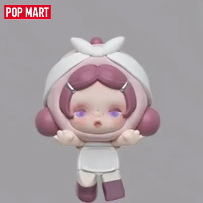 POP MART POP ATTACH SKULLPANDA Série Off Mode Mini Bonecos Blind Box Brinquedos Kawaii Anime Figuras de Ação Caixa Surpresa Mistério Bonecos