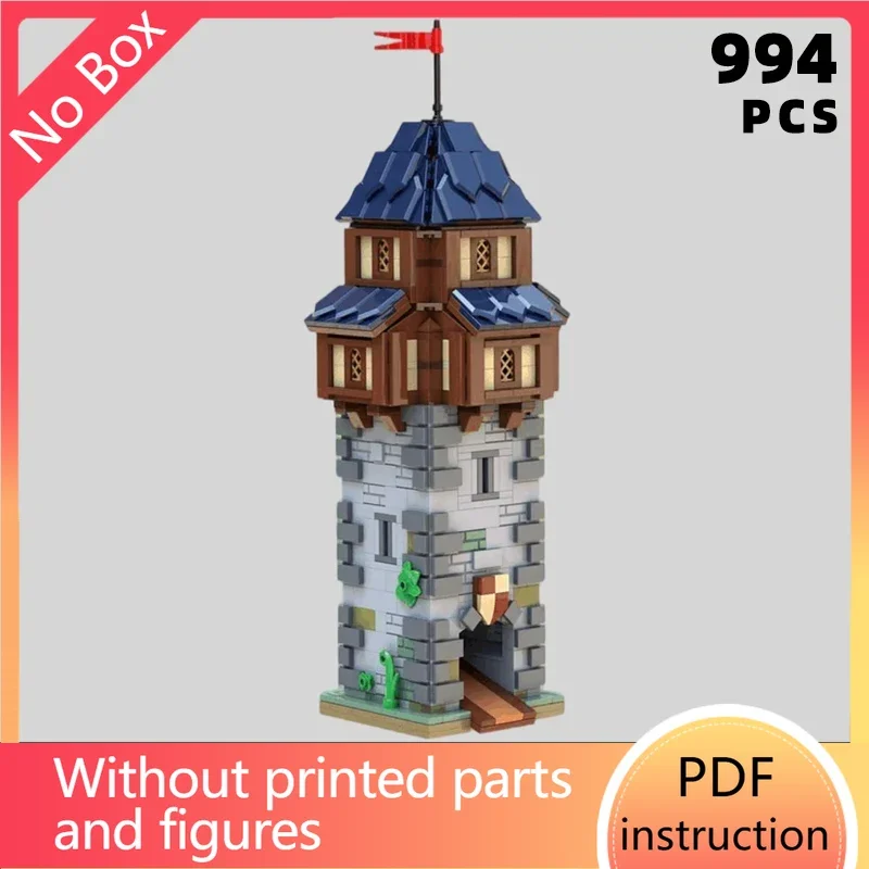 

Средневековые настольные ролевые игры, кубики, роликовые кирпичи, часы, башенные блоки, модульный замок, здание, мощная архитектура, уникальный дисплей, klockiChris