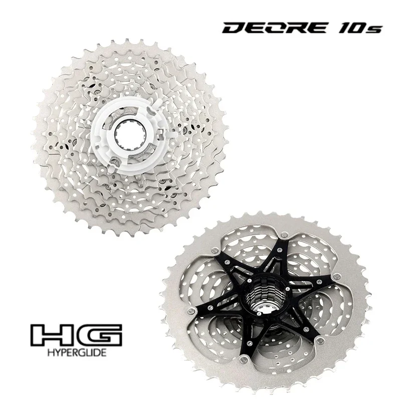 Deore CS-M4100 Cassette 10S K7 11-42T 46T Mountain Bike Sprocket x10 chain 10V MTB Flywheel M4100 10 Speed Freewheel Bike Parts