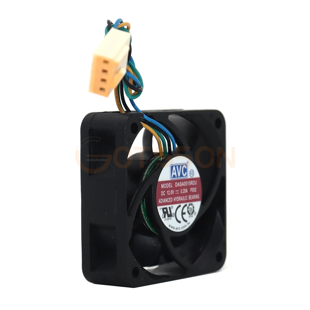 fan for AVC DASA0515R2U DC 12V 45x45x15mm Server Square 4515 4.5cm 4 wire PWM cooling fan