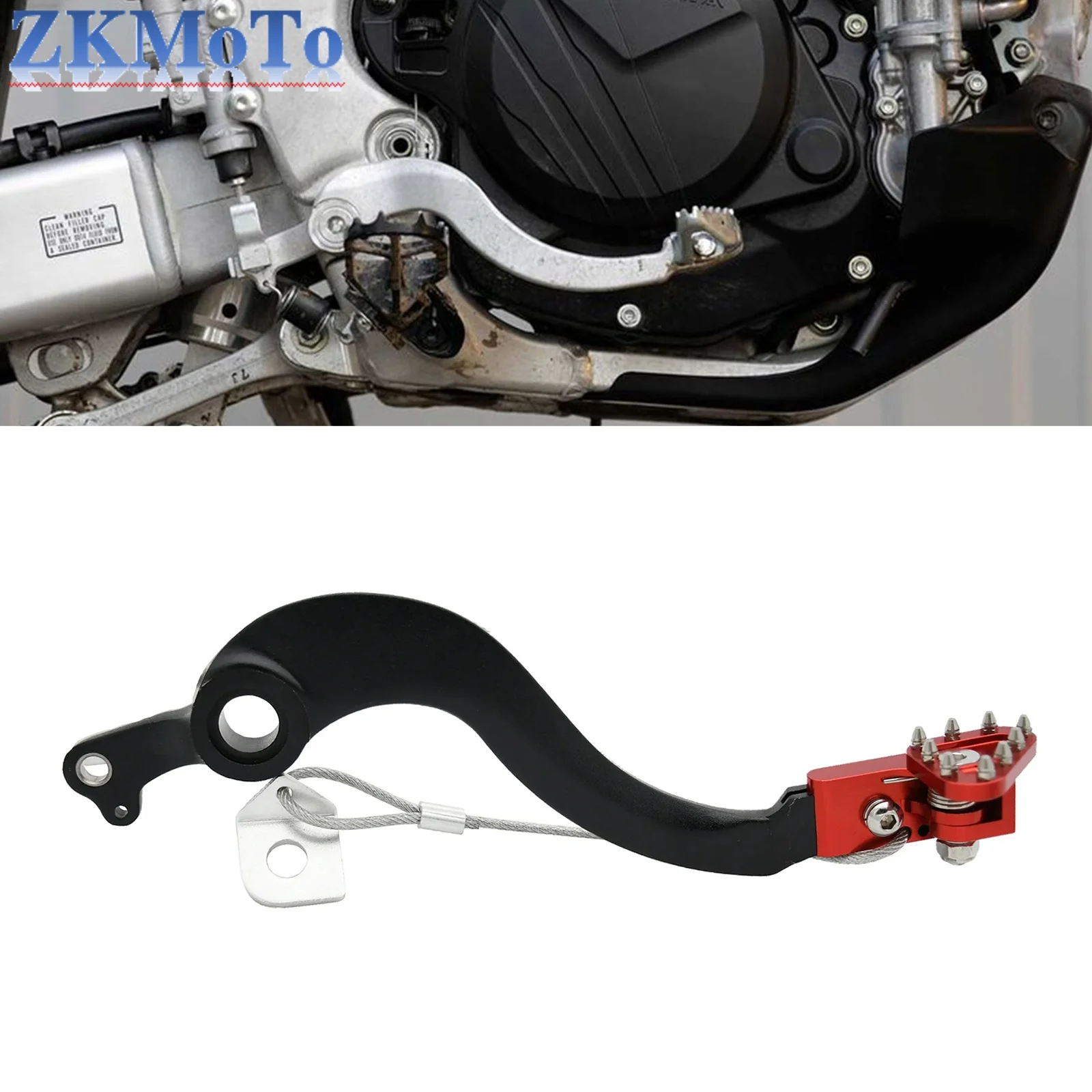 

Motocross Dirt Bike CNC Forged Rear Brake Pedal Lever For Honda CRF250R CRF450R CRF450RX 2002-2020 CRF 250R 450R 450RX Universal