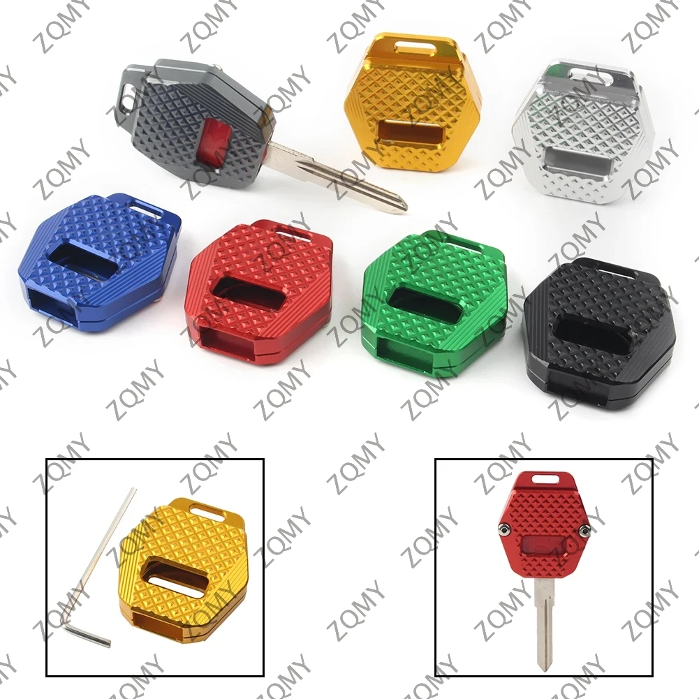 Motorcycle CNC Aluminum Key Case Shell Housing Cover For Kawasaki Ninja 250 250R 300 600 650 ZX250R