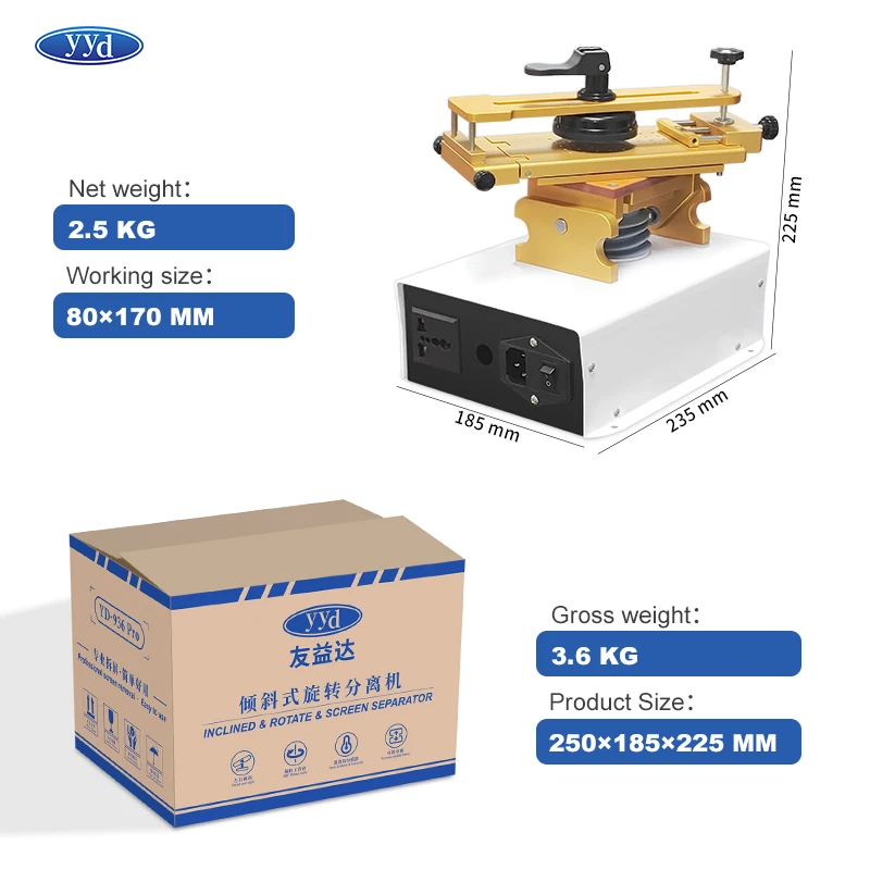 mobile phone lcd touch screen separator split mobile phone vacuum metal body glass broken touch screen repair split machine