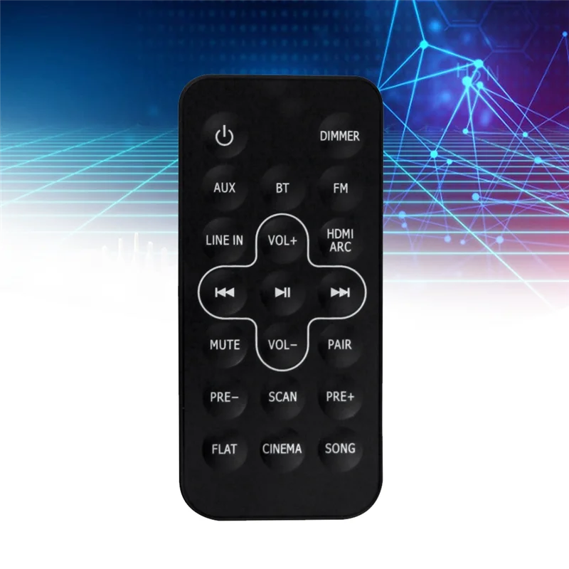 Advanced 1 Piece Replace Remote Control For  STV202CN Audio Soundbar Player Controller Replacement Accessories