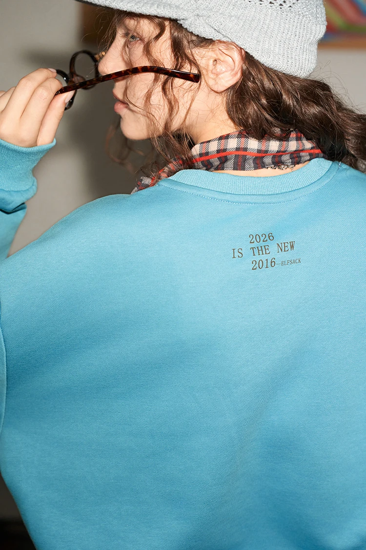 ELFSACK Damen-Sweatshirt mit Grafik- und Slogan-Print, Alltags-Outdoor-Oberteil – Detail 18