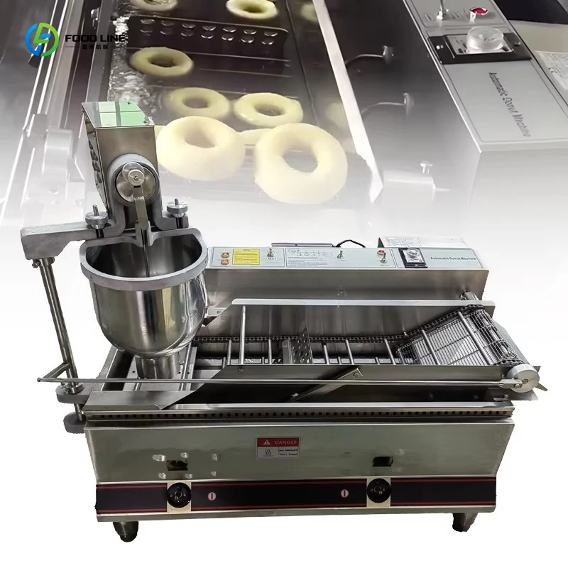 Customized Double Row Fully Automatic Donut Making Machine Yeast Donut Forming Mold Hole Cake Mochi Donut Mini Machine