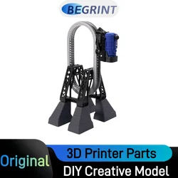For Bambu Lab 3D Printing Track Train Creative Model Components MakerWorld Standard Parts Set - ZH001