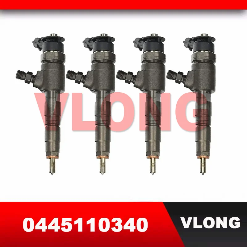 

4PCS Diesel Fuel Injector Assy 1696927 9687069280 9813722780 1980S5 AV2Q-9F593-BA For Ford Berlingo 2013 0445110340 0445110739