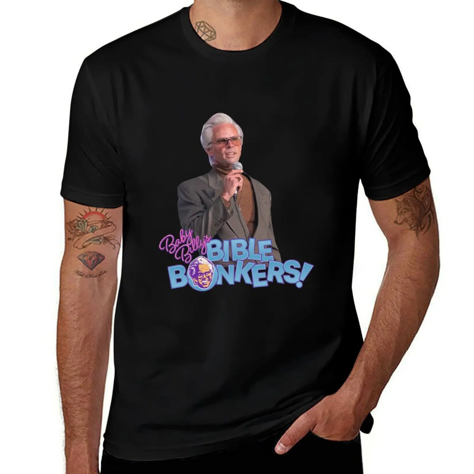 

Uncle Baby Billy's Bible Bonkers T-Shirt korean fashion anime t shirts graphic shirts aesthetic clothes mens funny t shirts