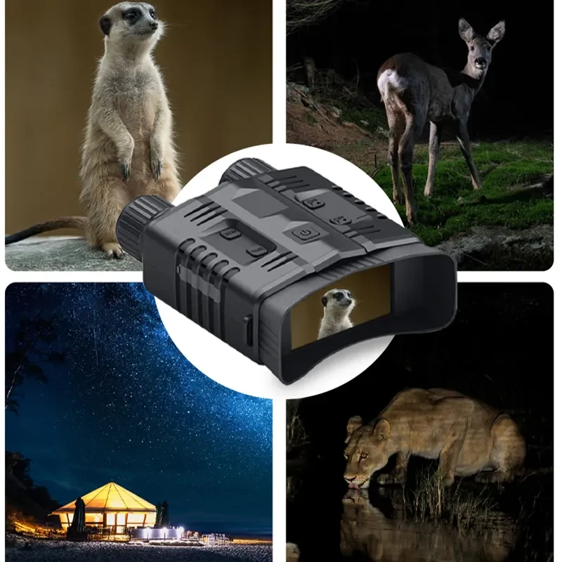 Imagem -06 - Visão Noturna Infravermelha Wifi Binocular Nv003 Telescópio Profissional para Caça e Camping 4k Uhd 52m Pixels Zoom 10x 800m