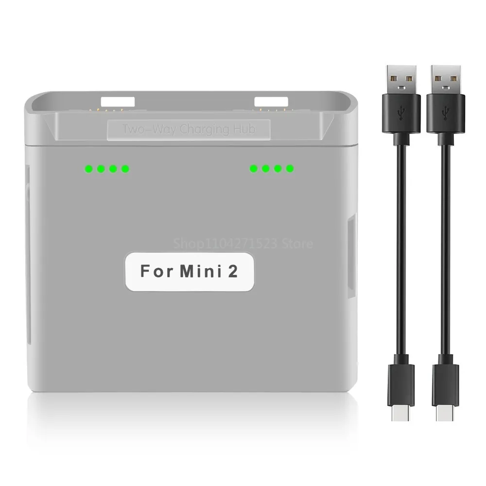 

Drone Battery Charger For Mini2 Mini 2 2SE Intelligent Flight UAV Accessories Two Way USB Charging Hub For Mini 4K