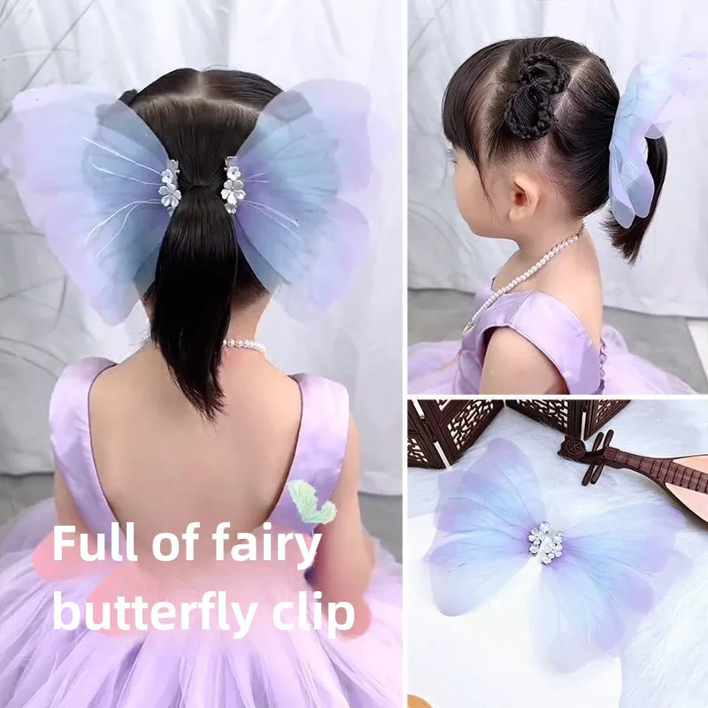 Vintage-style Hair Accessory with Stunning 3D Butterfly Design for Girls hair clips for girls