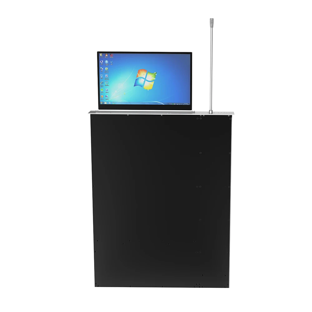 Blue Shark LCD  conference system 15.6/17.3/18.5/21.5 Inch Screen Computer desktop  lift for conference