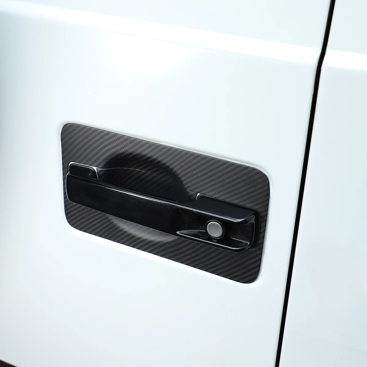 

Gao Ruying For Mercedes Benz G Class W463 2019-2025 Real Carbon Fiber Car Rear Tailgate Handle Frame Cover Trim Car Accessories