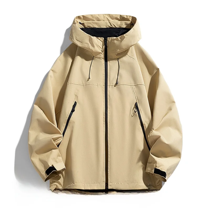 

New Spring Autumn ex Jaet Outdoor Faion Brand Windproof Youth ular Stand Fit Polyester Long Sve Zipper Closure