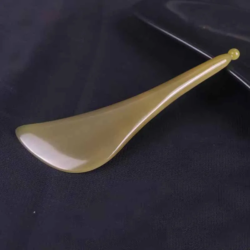 

Ox Horn Scraping Plate Gua Sha Board Face Lift Spa Massage Tool Wrinkle Remover Face Scraper