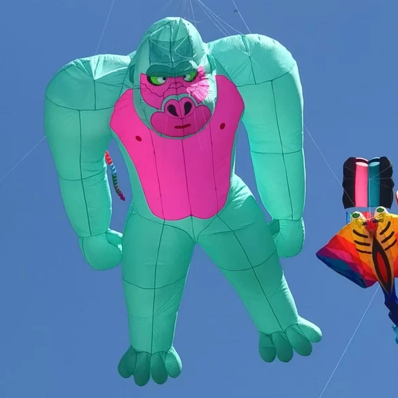 Cochevos gigantes volando dinosaurio grande, pipa voladora de dragón, calcetín de viento profesional, bandera, pesca, línea de cometa chilena, diversión koinobori