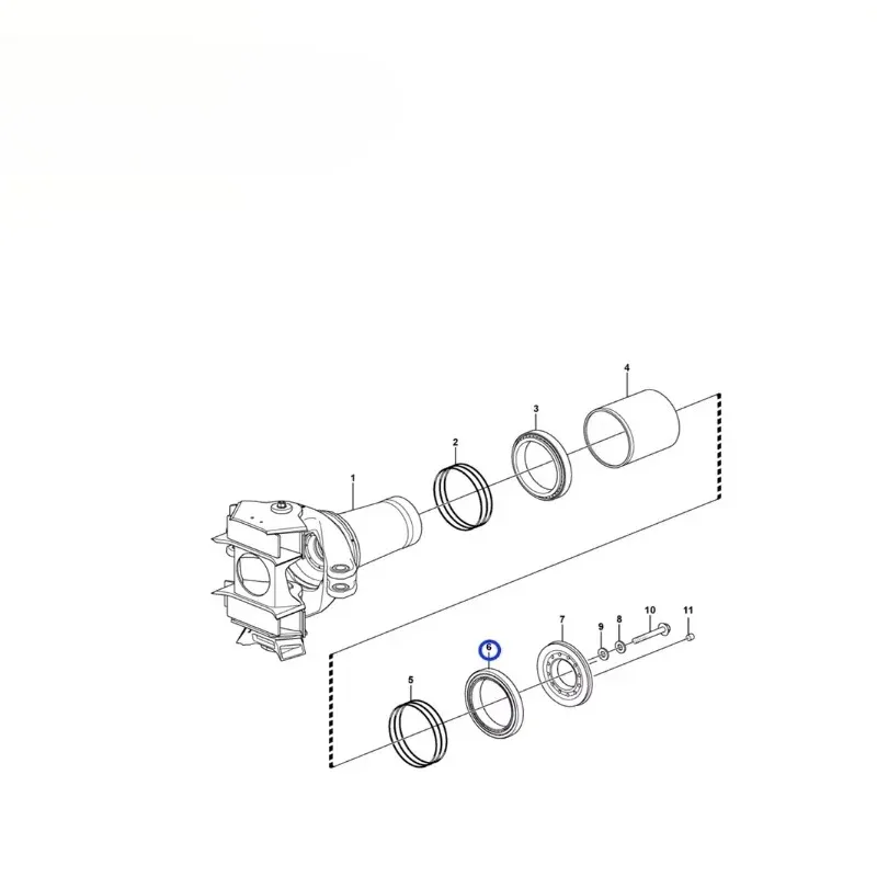 15061411-A35F, A35G, A40F, A40G articulated trailer bearings - spare parts for construction machinery