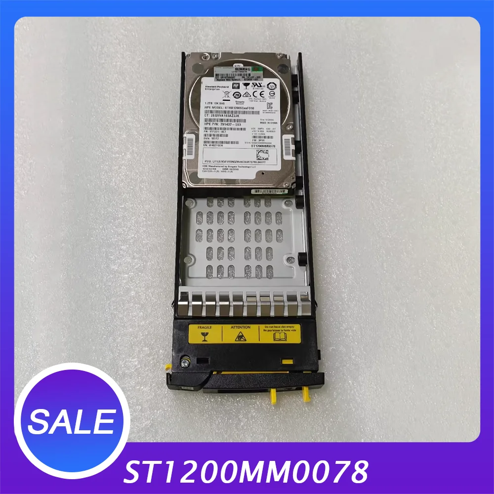 

For server hard drive 1.2TB 10K SAS 875659-001 791437-003 1FF221-087 ST1200MM0078