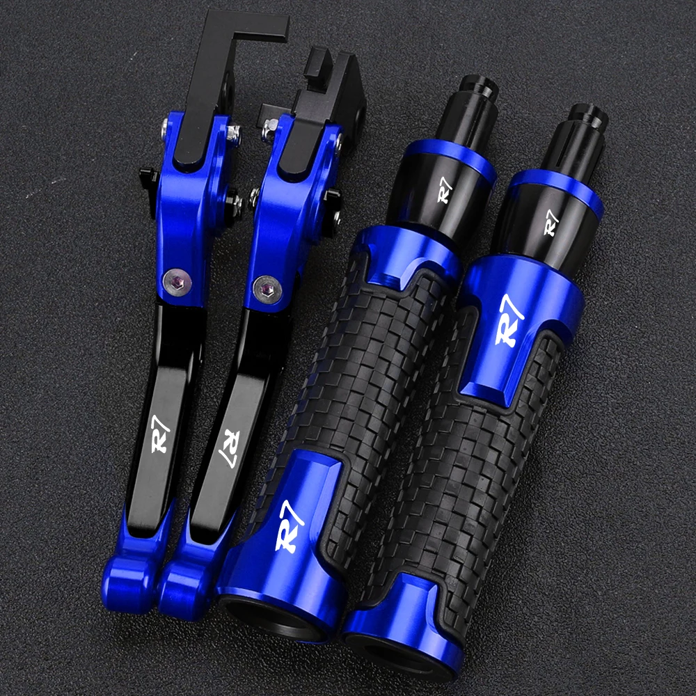 

Motorcycle For yamaha YZFR7 YZF R7 2022 2023 2024 Adjustable Brake Clutch Levers Hand Handlebar grips Ends YZF-R7 Accessories