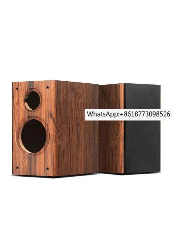 Deyimei 6.5-inch Huiwei bookshelf speaker empty box body DIY two frequency passive sound wooden shell empty box F6