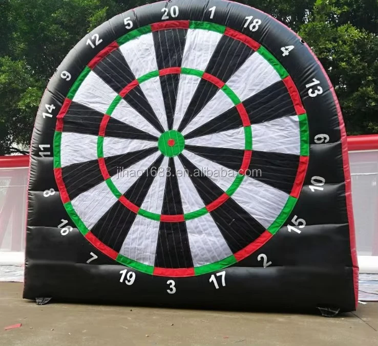 Inflatable Football Dart Board, Inflatable Soccer Target, 2 in 1 Kick Dart Game, Portable Outdoor Fun Toy