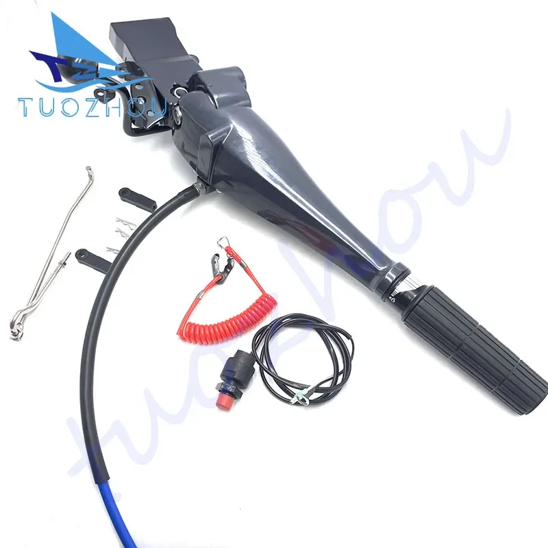 

663-42111 Steering Tiller Handle Assembly For Yamaha Outboard Motor 2T 60HP E60HMHD ;697-W0084-00-4D;697-W0084; 48HP 55HP