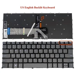 US Russian Spanish Backlit Keyboard for Lenovo IdeaPad 5 14IIL05 14ITL05 Flex 5-14ARE05 5-14IIL05 Replacement keyboards Genuine
