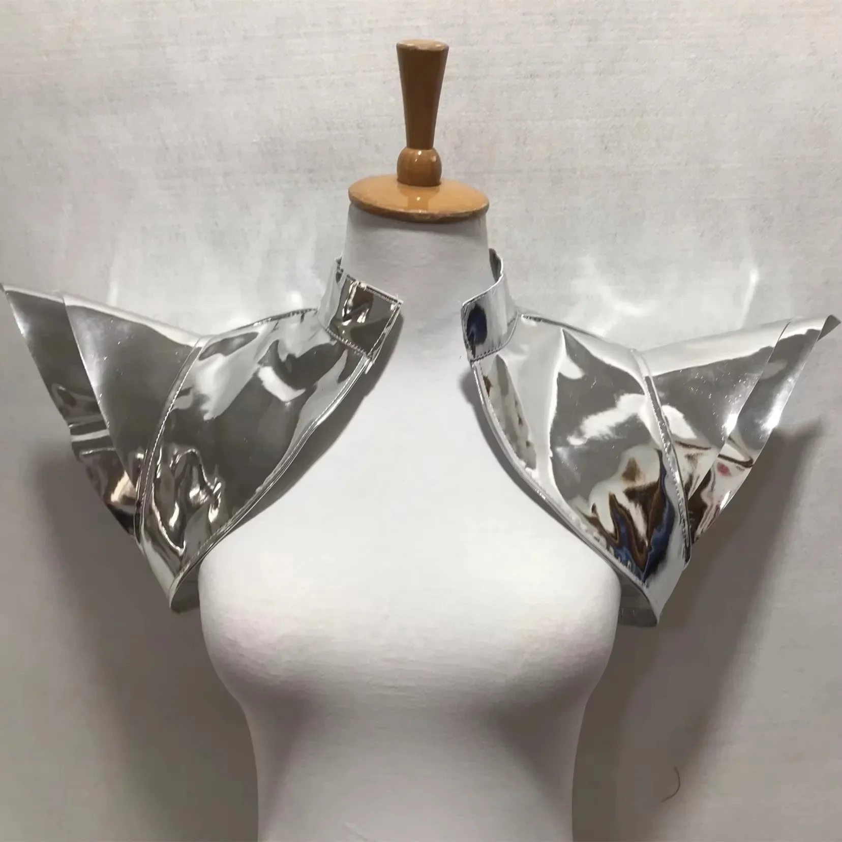 عرض أداء المرحلة الملحقات تحلق الكتف سترة جلدية المرأة جوجو راقصة مهرجان حفلة كرنفال سحب الملكة زي #1