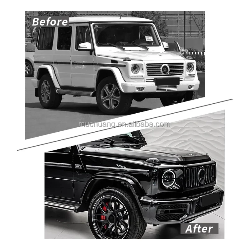 Stock car accessories car modification and upgrading body kit suitable for Benzs-G W463 09-18 upgrade W464  wide body surround