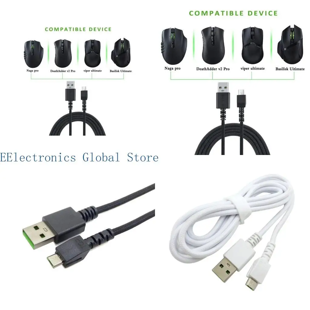 

462B Кабель Micro USB Провод для быстрой зарядки для беспроводной мыши Naga Зарядный кабель