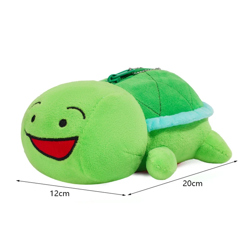 New Plush Turtle Pen Bag Ins High Beauty Student Desktop Creative Doll Storage Bag Cute Animal Doll