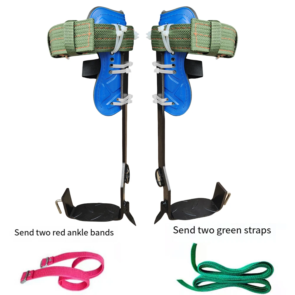 

Tree Climbing Spikes Kit Load Capacity 350lbs Tree Climbing Set Adjustable Height for Climbing Fruit Picking Tree Work